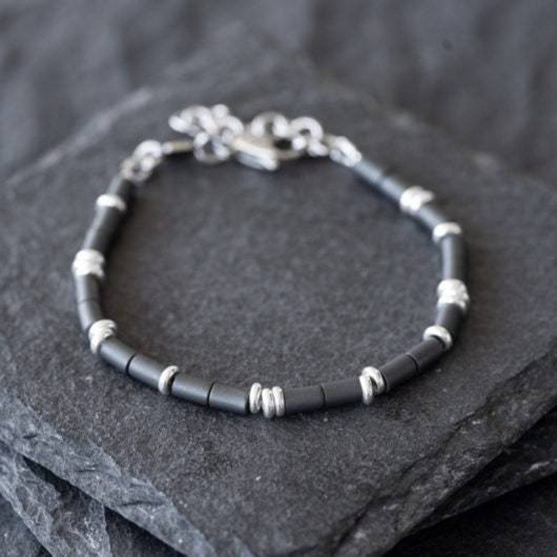 Men's Cross Bracelet - Men's Religious Bracelet - Men's Christian Bracelet - Men's Beaded Bracelet