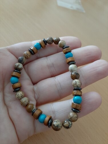 Men's Cross Bracelet - Men's Religious Bracelet - Men's Christian Bracelet - Men's Beaded Bracelet