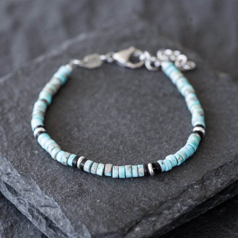 Men's Cross Bracelet - Men's Religious Bracelet - Men's Christian Bracelet - Men's Beaded Bracelet