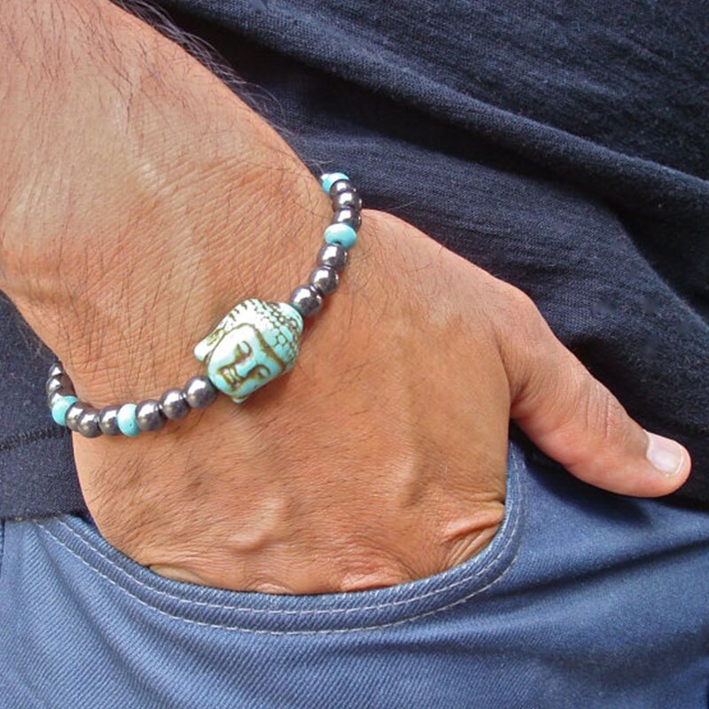 Men's Cross Bracelet - Men's Religious Bracelet - Men's Christian Bracelet - Men's Beaded Bracelet